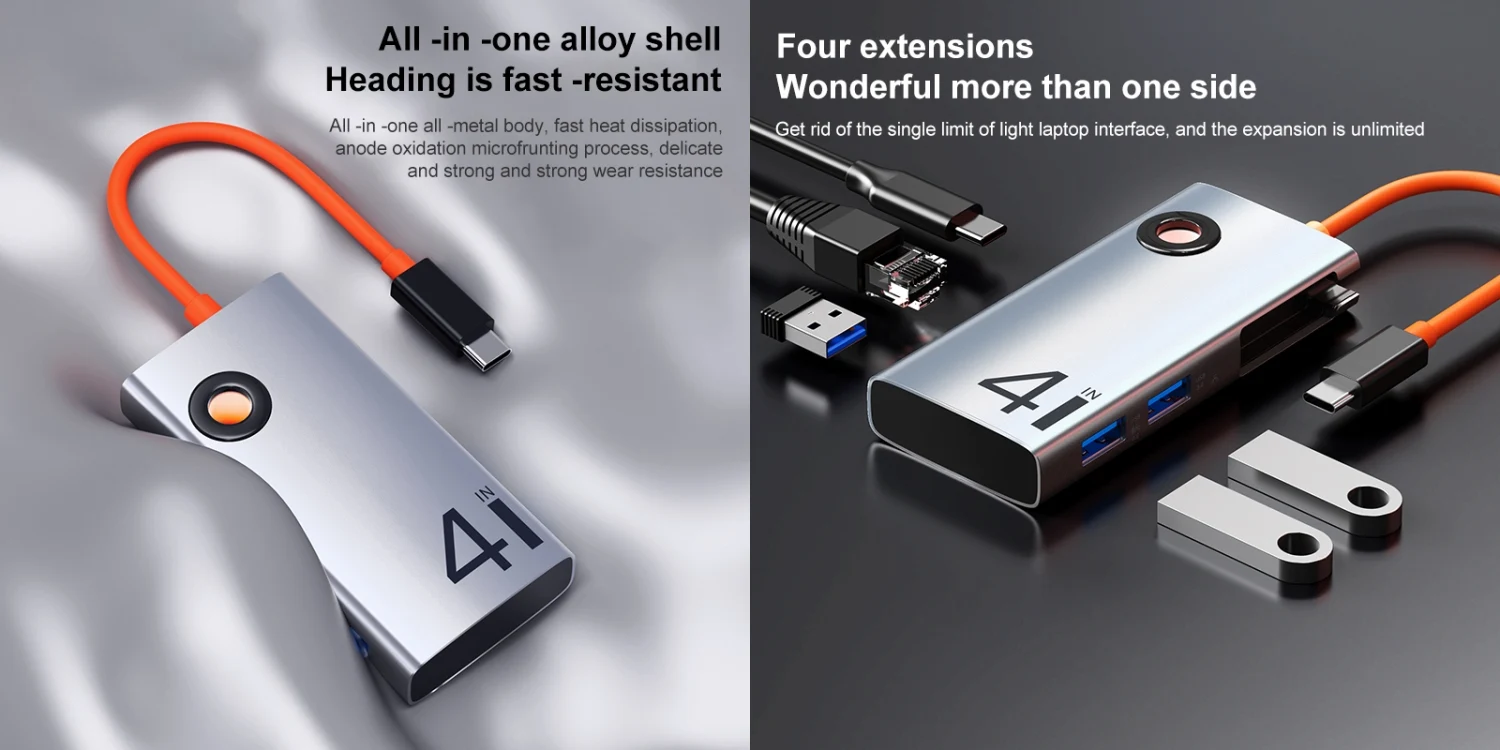 ROCK TR26 4 in 1 Type-C to USB.webp